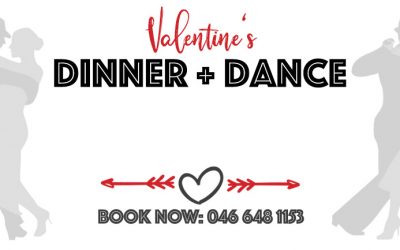 Valentine’s Dinner & Dance – BOOK NOW
